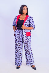 ADAOMA SUIT SET - Tan & Tobe