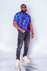 AMADI ADIRE TSHIRT - Tan & Tobe