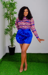 BLOSSOM SKIRT SET - Tan & Tobe