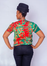 MODUPE ADIRE - TSHIRT - Tan & Tobe