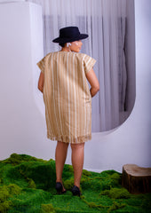 NELO DRESS - Tan & Tobe