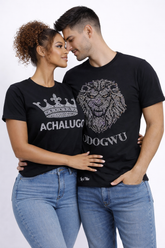 ACHALUGO RHINESTONE TSHIRT - Tan & Tobe
