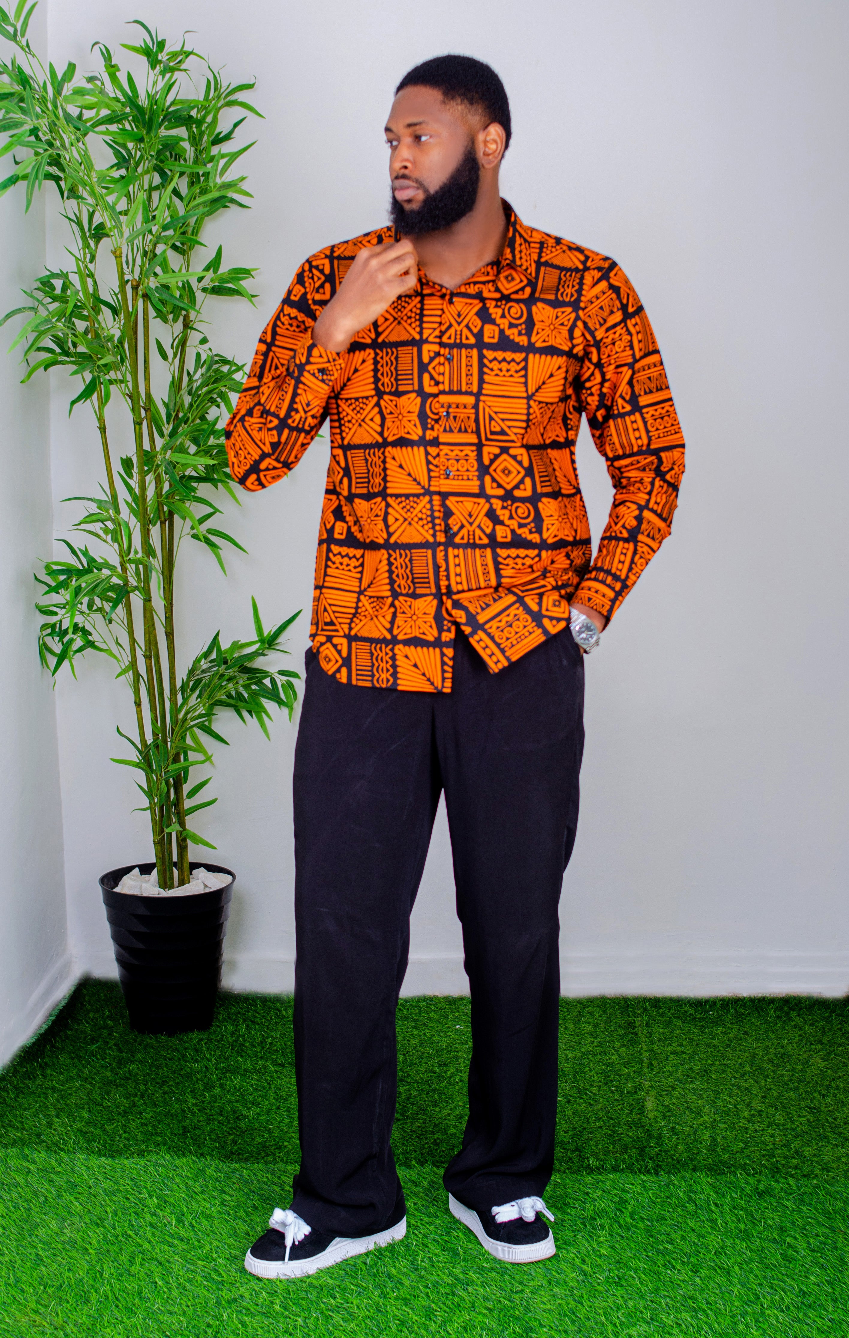 ORION SHIRT - Tan & Tobe