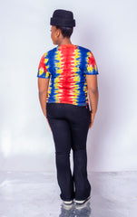 TALIA ADIRE TSHIRT - Tan & Tobe