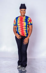 TALIA ADIRE TSHIRT - Tan & Tobe