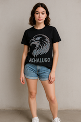 ACHALUGO RHINESTONE TSHIRT - Tan & Tobe