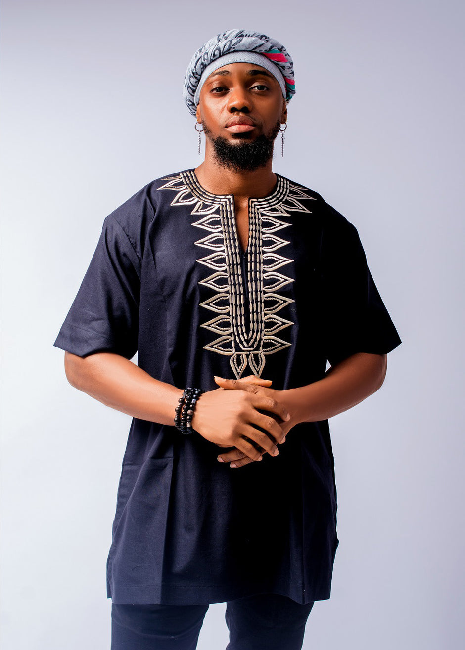 African Khalid Men Tunic Online | Wear Your Root ™ by Tan & Tobe